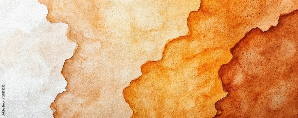 Poster rustic watercolor concept. a stunning abstract watercolor design with warm hues and smooth texture.