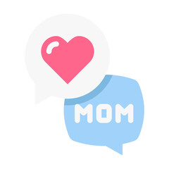 love chat flat style