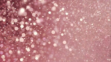 Abstract blur pink glitter sparkle defocused bokeh light background,Generative Ai