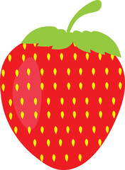 Fresh strawberry design.