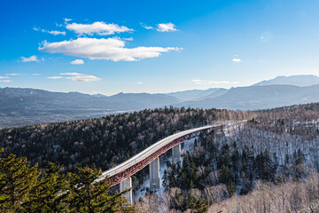 北海道　三国峠の冬
