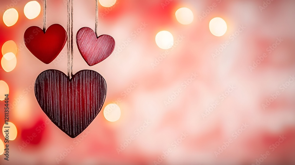 Aufkleber vibrant dynamic heart shaped in a variety of bright and bold colors set against a glowing gradient b