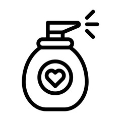 Love Parfume Outline Style