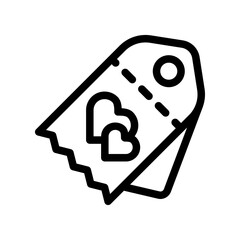 Love Discount Outline Style