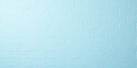 Obraz premium A Smooth Pastel Blue Brick Wall Texture Background Ideal for Design Projects and Presentations