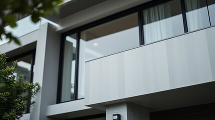 Modern Architectural Design: Sleek Lines and Minimalist Facade of a Contemporary Home