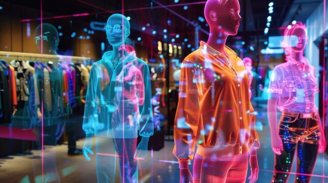 Virtual Fashion Showcase - Futuristic Retail Experience - Powered by Adobe