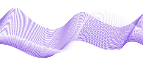 Abstract gradient colorful wave stripe blend Technology minimal wavy pattern, stylish line and web background. vector design speed lines on transparent ribbon isolated Undulate Wave Swirl, background.