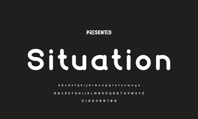 Abstract modern urban alphabet fonts. Typography sport, technology, fashion, digital, future creative logo font. vector illustration