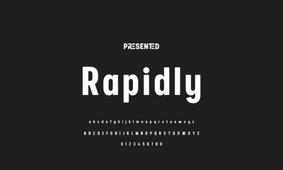 Abstract modern urban alphabet fonts. Typography sport, technology, fashion, digital, future creative logo font. vector illustration