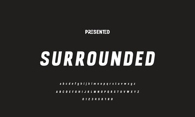 Abstract modern urban alphabet fonts. Typography sport, technology, fashion, digital, future creative logo font. vector illustration