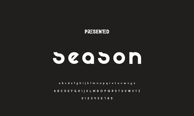 Abstract modern urban alphabet fonts. Typography sport, technology, fashion, digital, future creative logo font. vector illustration