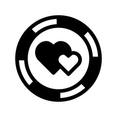 Love Coin solid Style