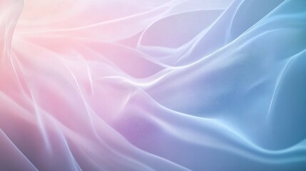 Fototapeta premium Pastel Dream: Abstract Silk Drape in Soft Hues
