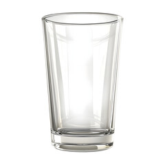 Empty Glass isolated on transparent background