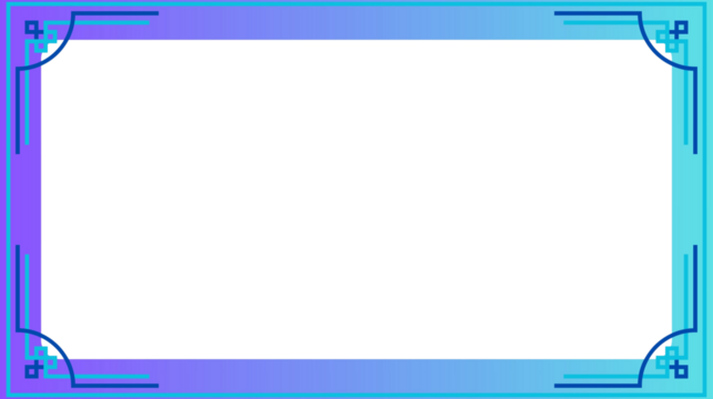 blue frame for any text