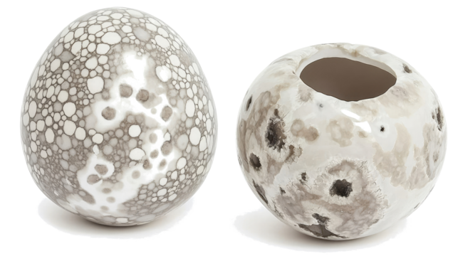 Unique Dinosaur Egg Collection With Patterns Generative AI