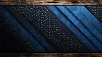 Dark Blue and Black Textured Wooden Panel