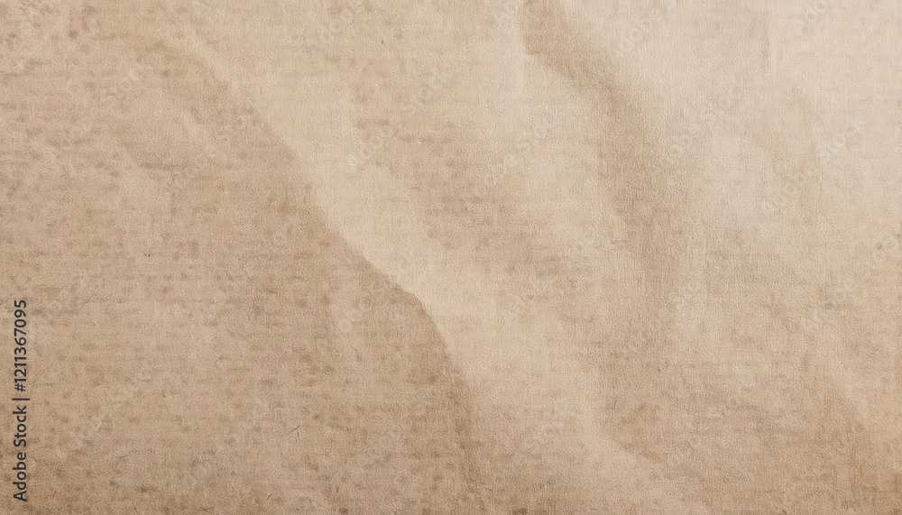 Aufkleber neutral beige textured paper background with subtle crumpled folds and light shadow variations, ideal for design or crafting projects