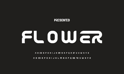 Modern Bold Font. Regular Italic Number Typography urban style alphabet fonts for fashion, sport, technology, digital, movie, logo design, vector illustration