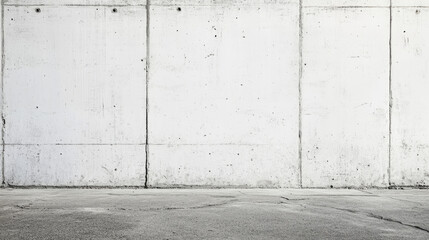 high-resolution industrial-style modern architectural seamless white concrete wall and floor texture background with grunge details