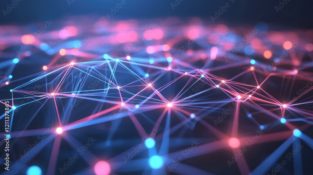Poster Abstract Network Connection: Illuminated Nodes and Lines Representing Global Connectivity