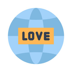 World Love flat Style