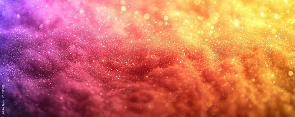Poster rainbow holi idea. vibrant abstract background with colorful gradients and sparkling textures.