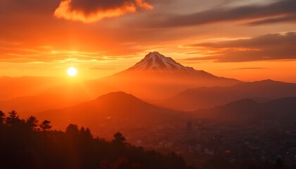 Stunning Mount Fuji Sunrise Landscape Photography