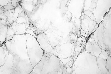 Fototapeta premium Detailed shot of marble with intricate veining in shades of white and gray