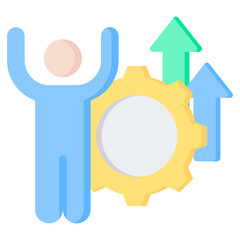 Improvement Flat Icon
