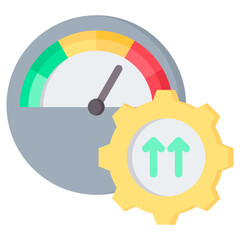 Performance Indicator Flat Icon
