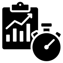Task Performance Glyph Icon