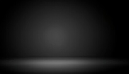minimalist dark studio background with subtle spotlight effect on textured floor for photography, graphic design, and presentation