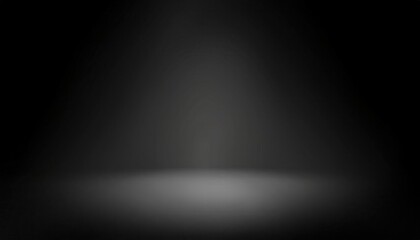 minimalist dark studio background with subtle spotlight effect on textured floor for photography, graphic design, and presentation