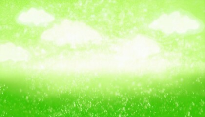 ethereal green texture with white glowing snowflake burst and light particle accents for creative background or graphic overlays