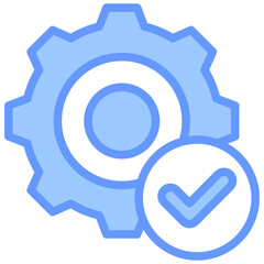 Skill Validation Blue Icon