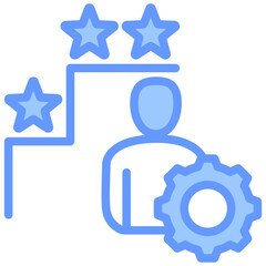 Competency Level Blue Icon