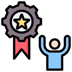 Success Outline Color Icon