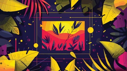 Independence of Colombia July 20 Flat Vector Illustration