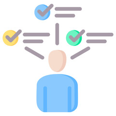 Proficiency Flat Icon