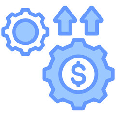 Business Development Blue Icon