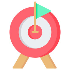 Goals Flat Icon