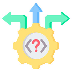 Decision Support Flat Icon