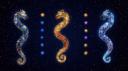 Fototapeta premium Vietnamese Zodiac Snake New Year Posters & Greeting Cards Design with Translation - Happy New Year Celebrations