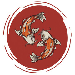 Chinese Koi Symbol