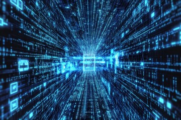 Obraz premium Information technology goals, Generative AI