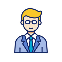 business man icon design