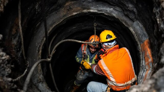 Underground Workers: A Collaborative Rescue Mission