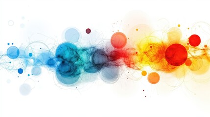 Glowing Lightbulb with Fiery Abstract Energy Swirls